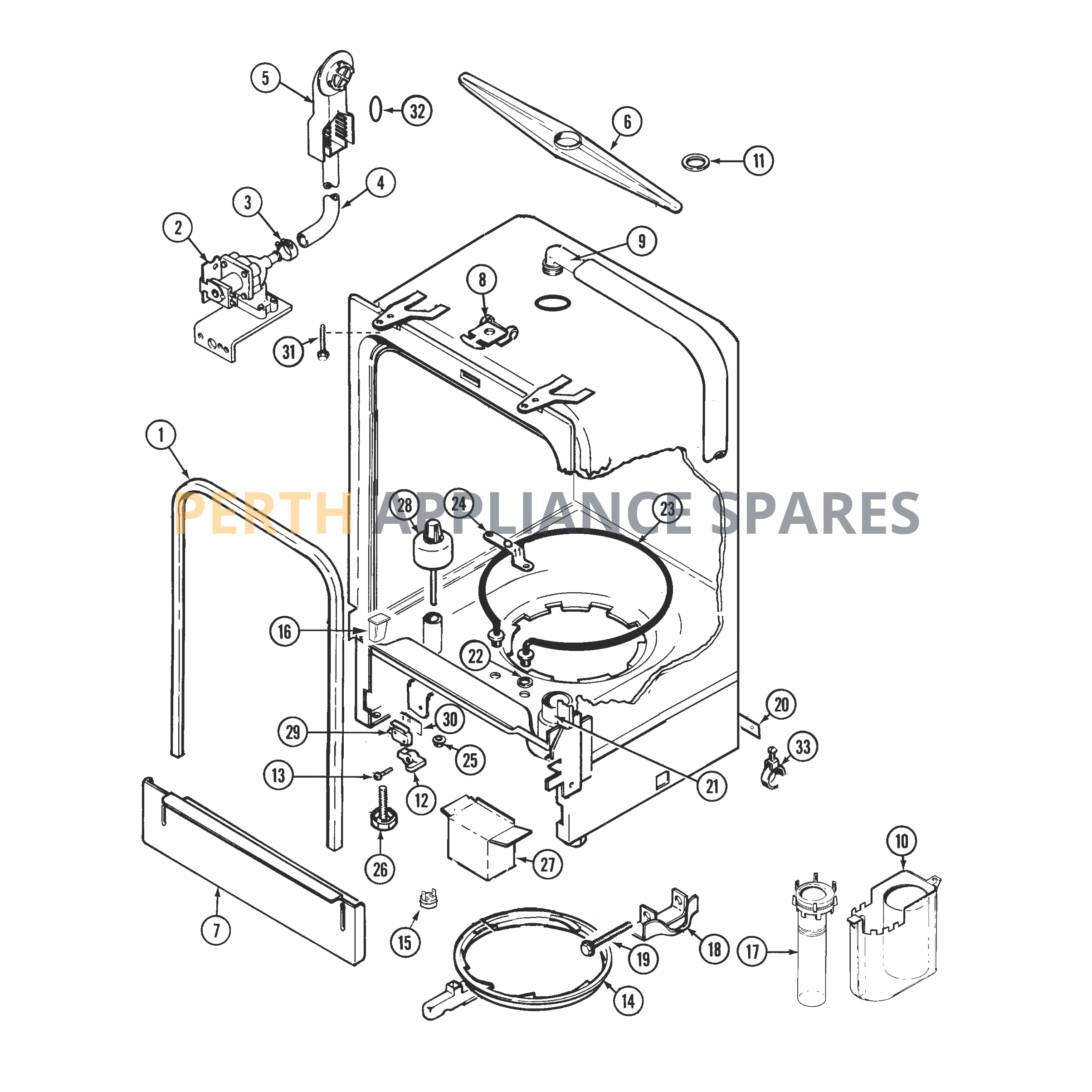 Dishwasher Parts Perth Appliance Spares