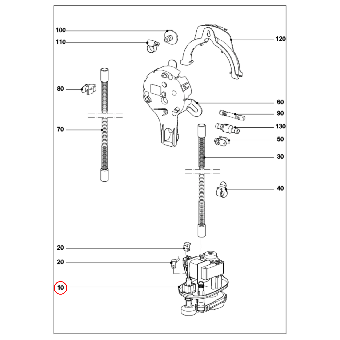 10767711 Miele Dryer Condensation Pump - 12119160