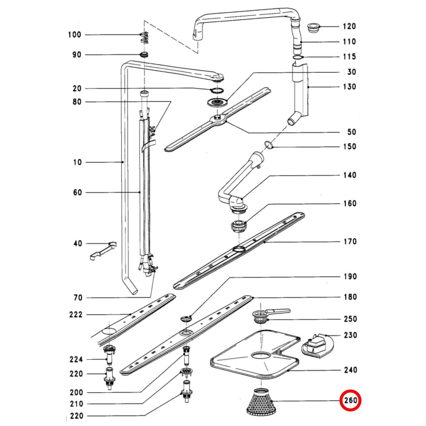 04011464 Miele Dishwasher Micro Filter - 4011462