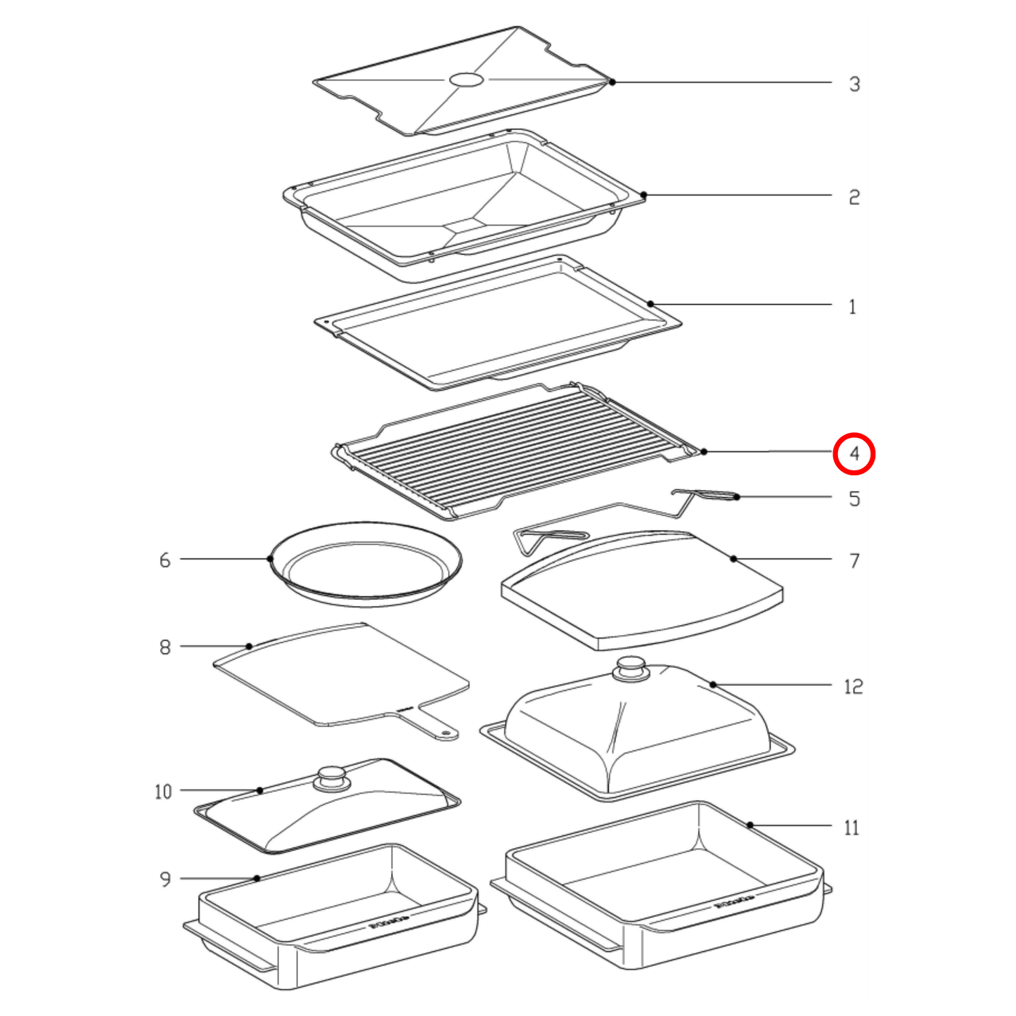 6636010 Miele Oven Wire Rack Perfect Clean