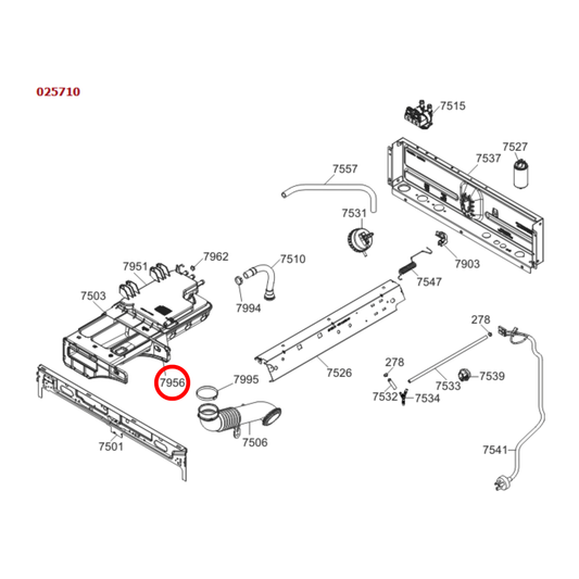 477204 Asko Dryer, Washing Machine Sealing Frame
