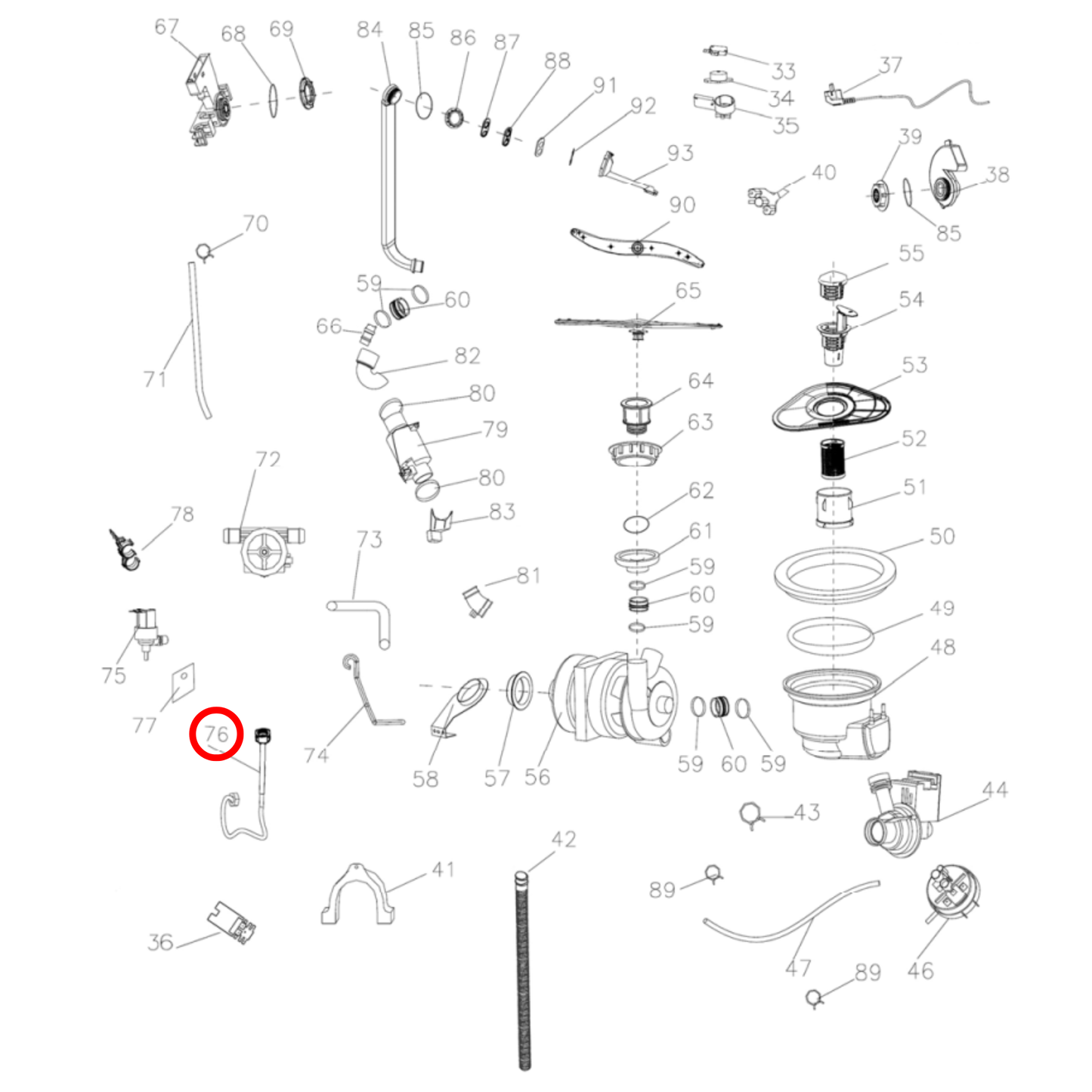 422680P Fisher & Paykel Washing Machine Inlet Hose Extra Long 2 Meters - 791063