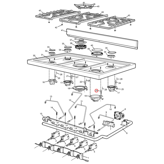 8583570698024 Electrolux, Westinghouse Cooktop Spark Plug Gas Ignitor Lead Rear 400MM - 357069802