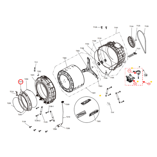 K2315391 Hisense Washing Machine Door Seal