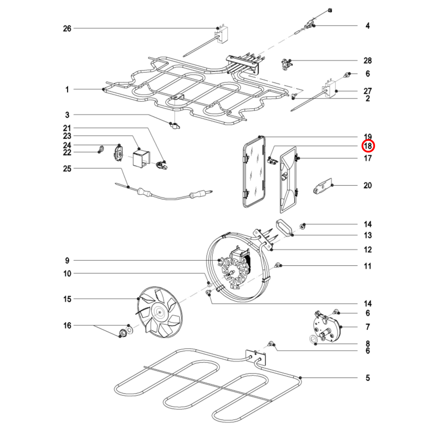 9896410 Miele Oven 300 Degree 12V 10W