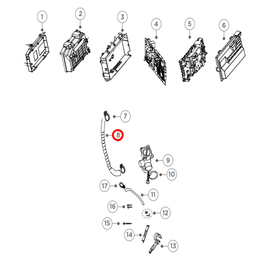 H0020300148F Haier Front Load Washing Machine Drain Hose