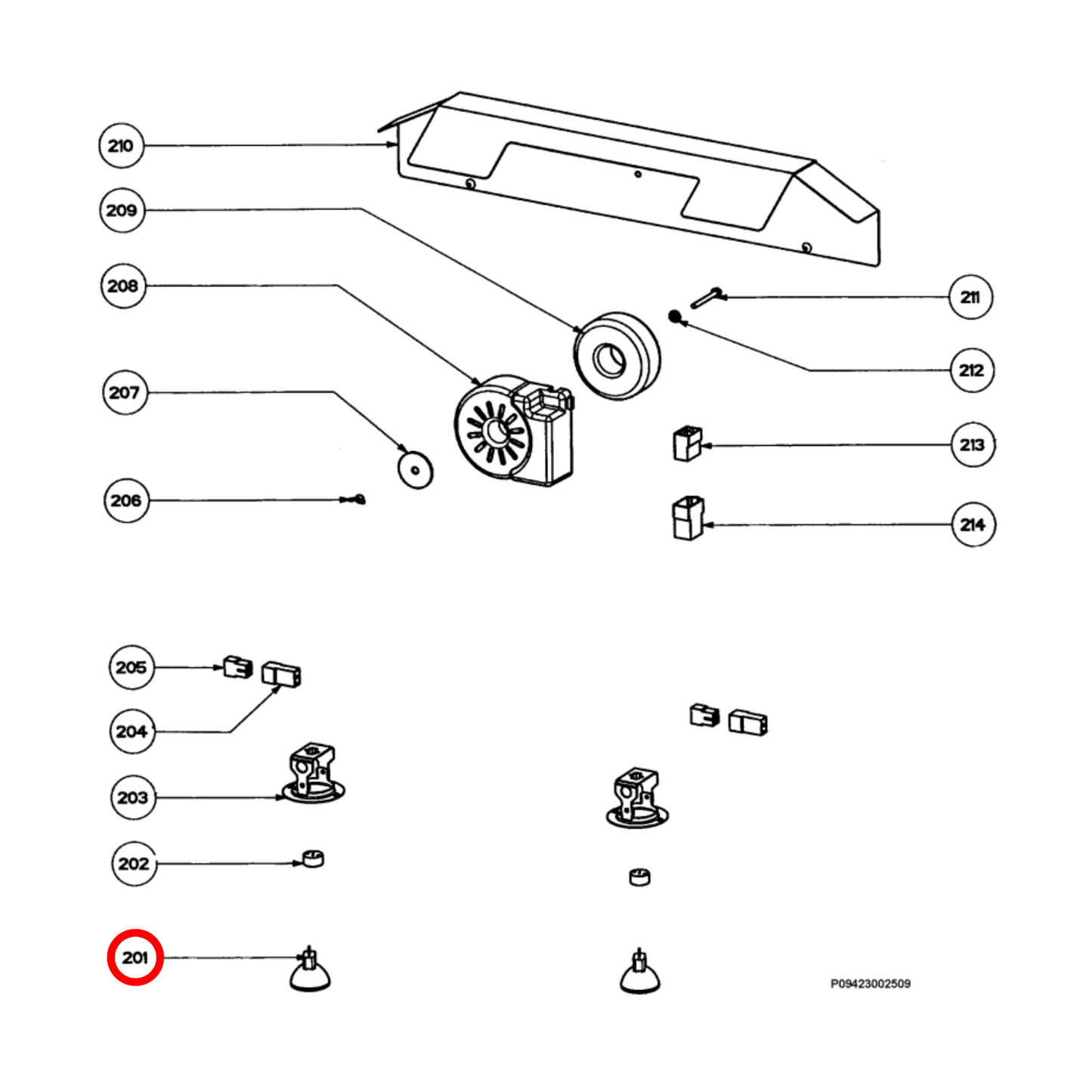 50239700003 AEG, Electrolux Rangehood Right Hand Halogen Globe 20W Pack Of 2