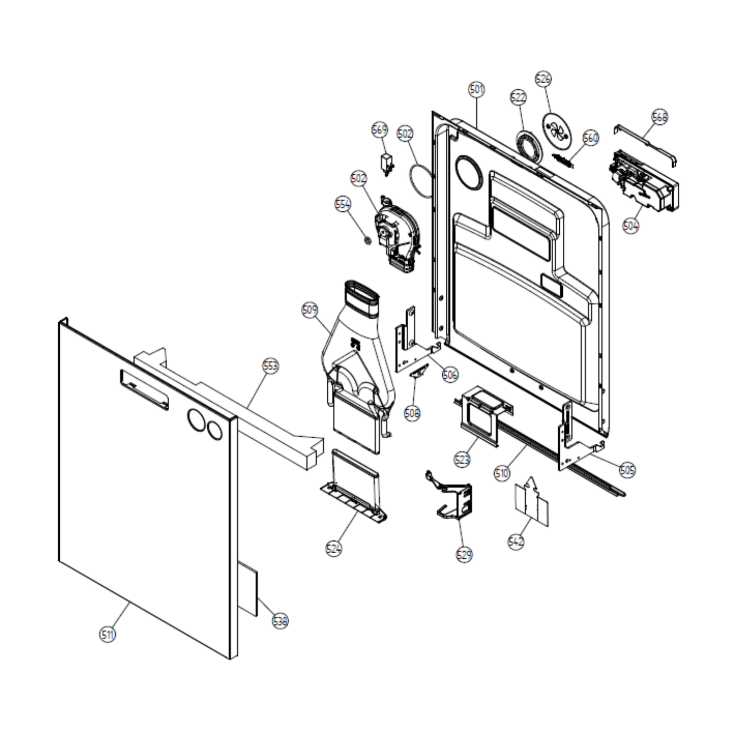 700625 Asko Dishwasher Attachment Bag