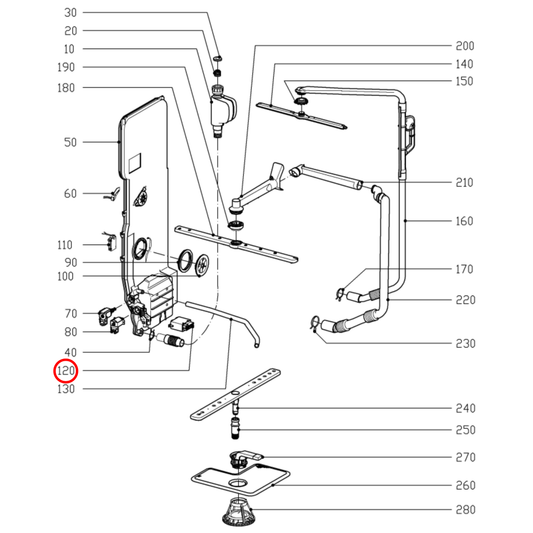 05870220 Miele Dishwasher, Dryer, Washing Machine Heater Relay - 5870220