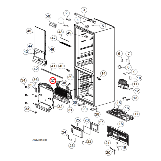 H0060402169C Haier Fridge Fuse Wire Cable 0.75MM