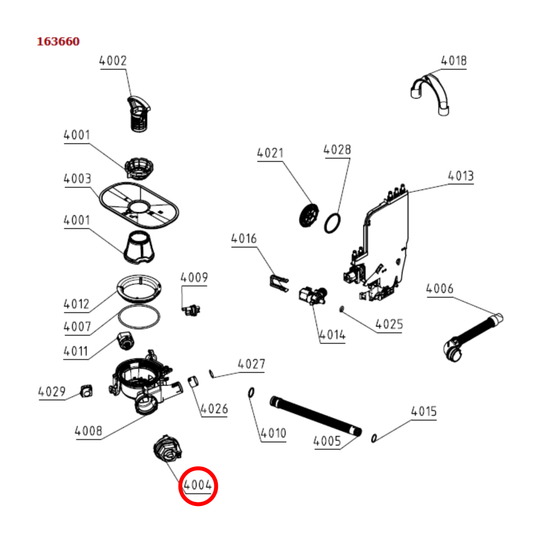 855893 Asko Dishwasher Drain Pump