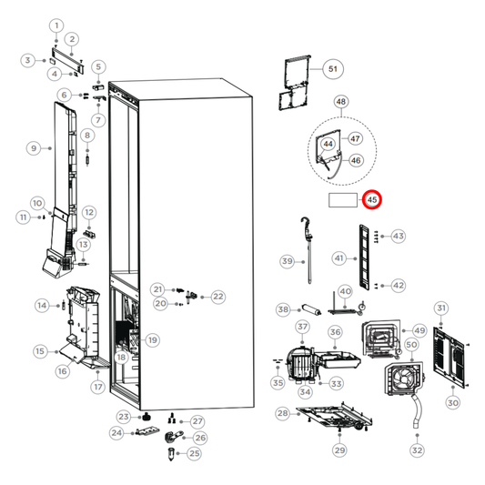 H0061800498 Haier Fridge Main Control PCB