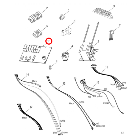 546670P Fisher & Paykel Wall Oven Power PCB Board