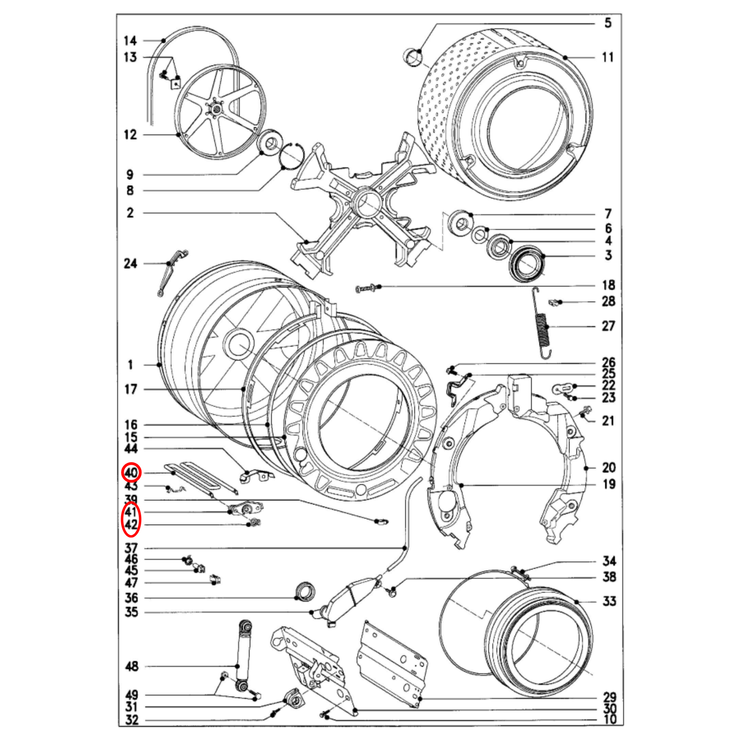 11905530 Miele Washing Machine Heating Element 2100W - 6260480
