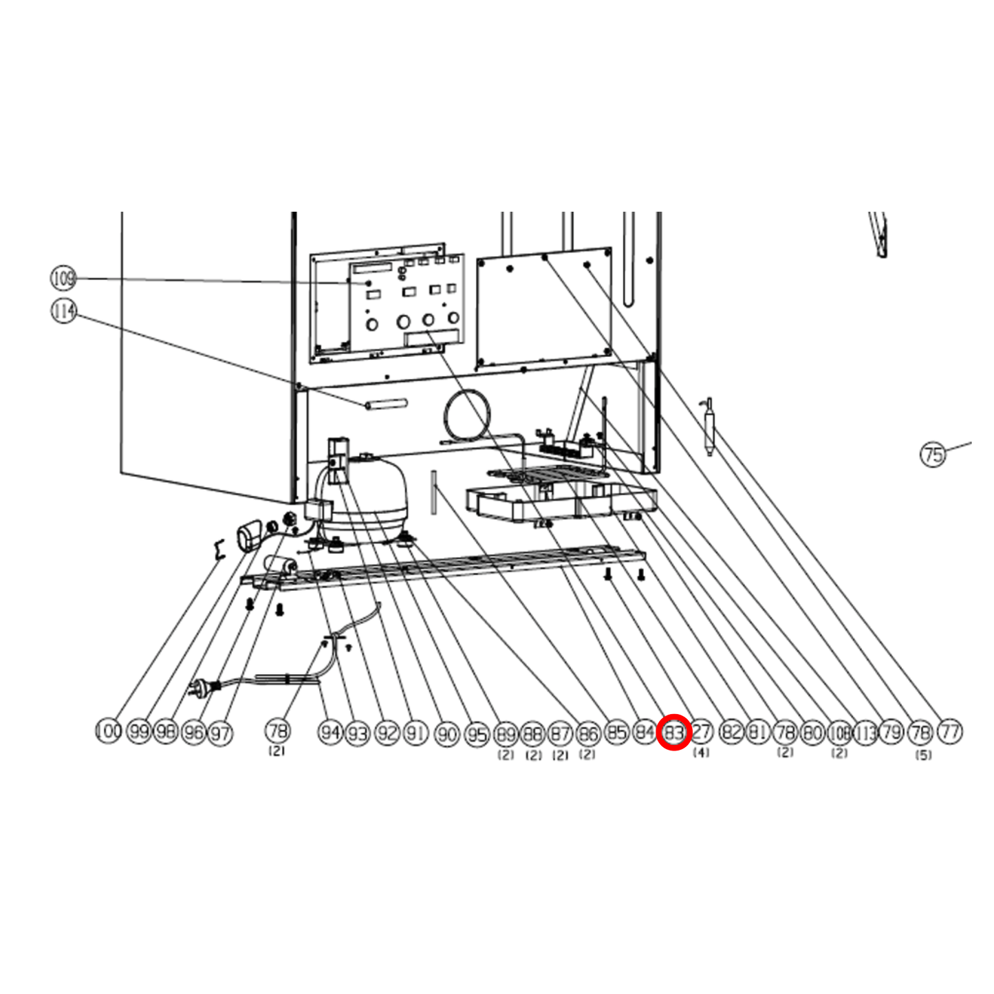 K1469256 Hisense Fridge Main PCB Board