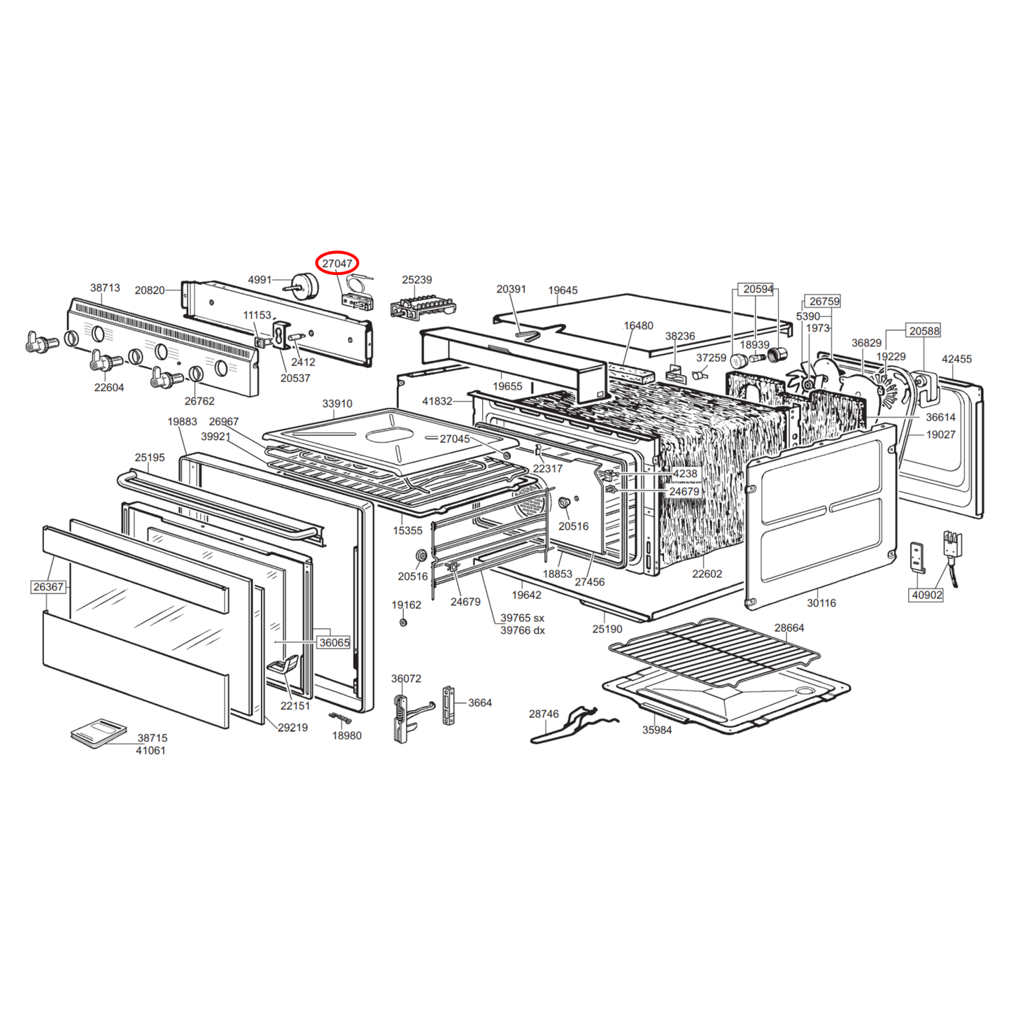 818730401 Smeg Oven Thermostat 52-265 Degree 55.17059.180