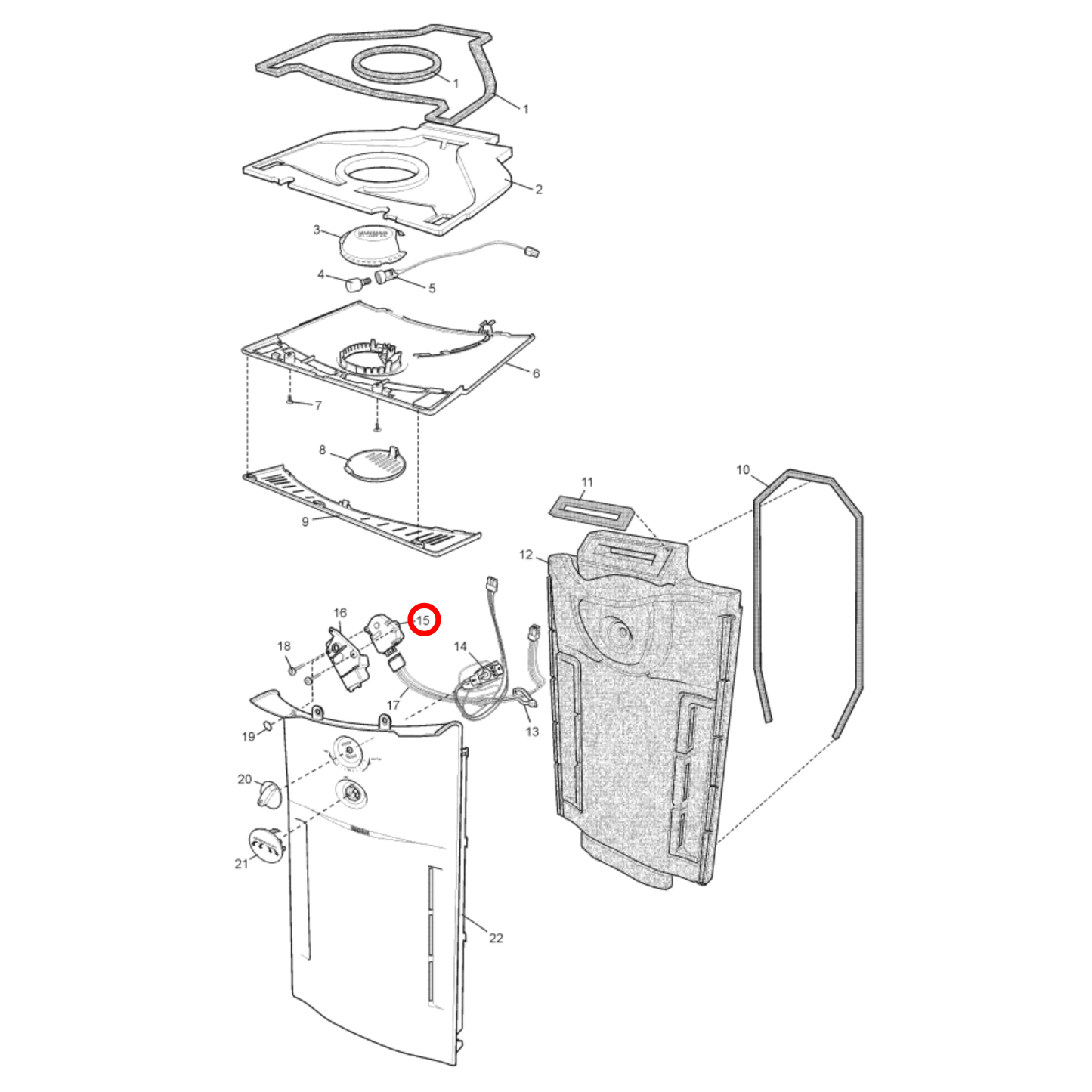 4055612008 Electrolux, Westinghouse, Simpson Fridge Defrost Timer 8H 7M Drip Time - 1448728K
