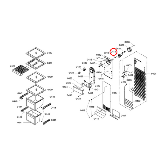 00601067 Bosch, Daewoo Fridge Fan Motor