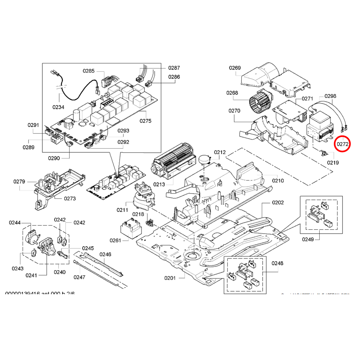 00642266 Bosch, Neff Microwave Magnetron - 00497367, 00495005