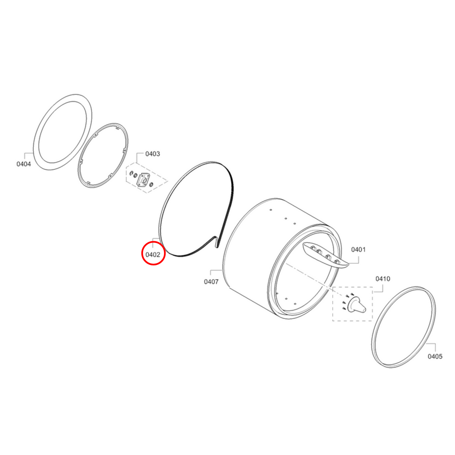 00753220 Bosch Dryer Drive Belt 7PH1992