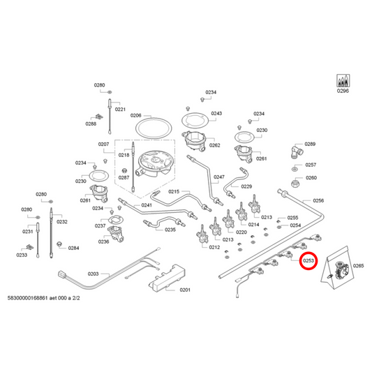 00754604 Bosch Cooktop Ignition Switch - 00412289