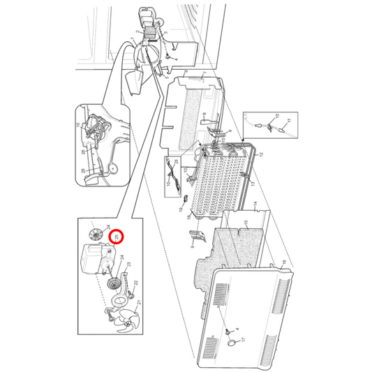 140071363042 Kelvinator, Westinghouse Fridge Freezer Evaporator Fan Motor - 4055053674