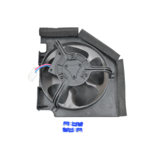 4055577300 Electrolux, Westinghouse Fridge Condenser Motor Fan & Shroud Assembly - 1460307K