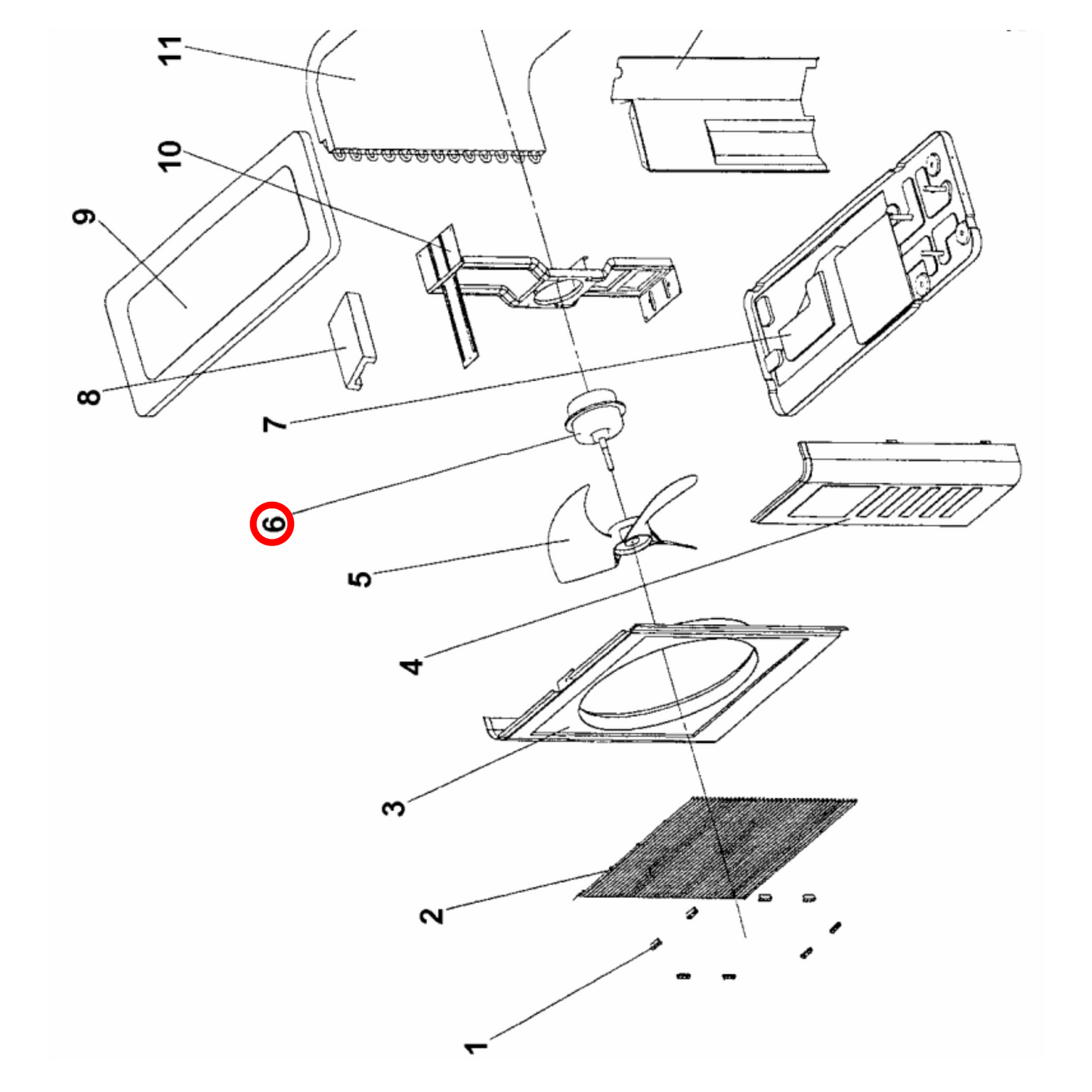 22400416438 Kelvinator AC Condenser Fan Motor - 12818111807, 202400410643