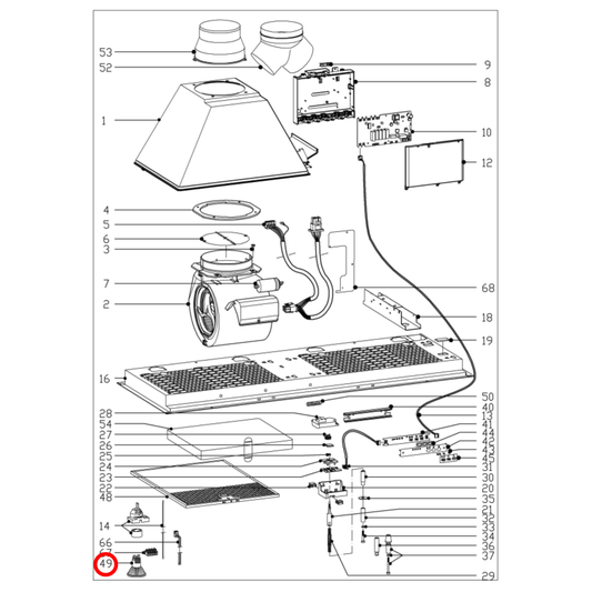 8652070 Miele Rangehood Led Light Pack Of 2 - 8274620