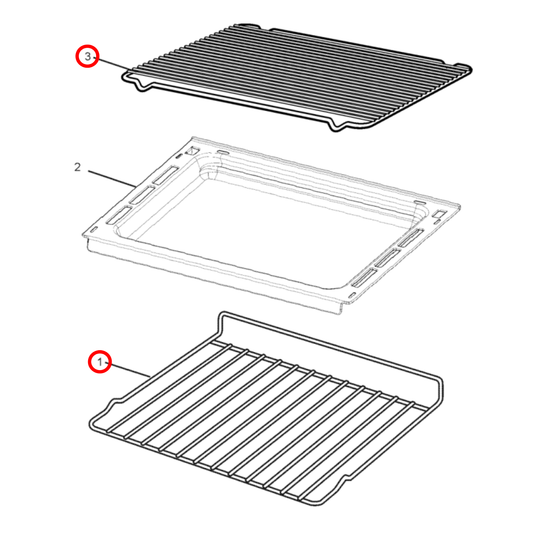 140110870015 Chef, Electrolux, Westinghouse Oven Rack Pack - A11087001