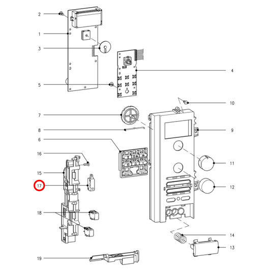 6637583 Miele Microwave Microswitch - 6637581