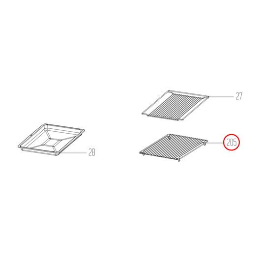 240440119 Beko, Euromaid Oven Grill Wire For Tray