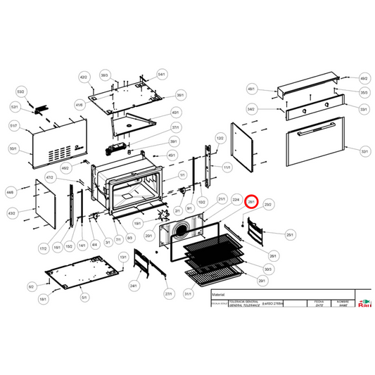 3130681 Baumatic Oven Door Seal