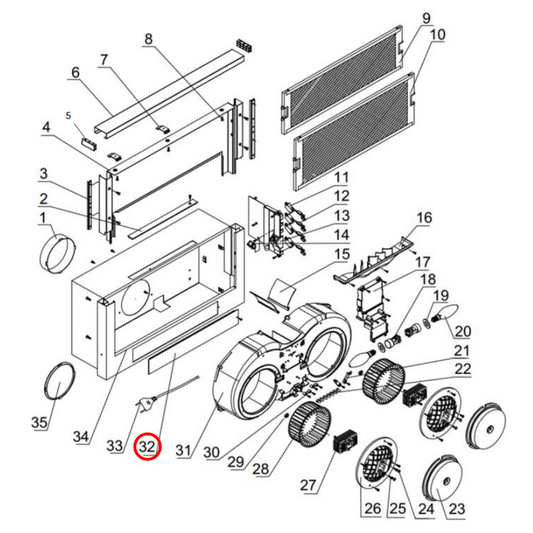 4055540233 Chef, Westinghouse Rangehood Light Diffuser - E610037