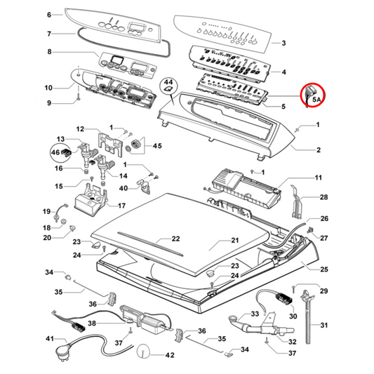 420176 Fisher & Paykel Washing Machine Display Harness