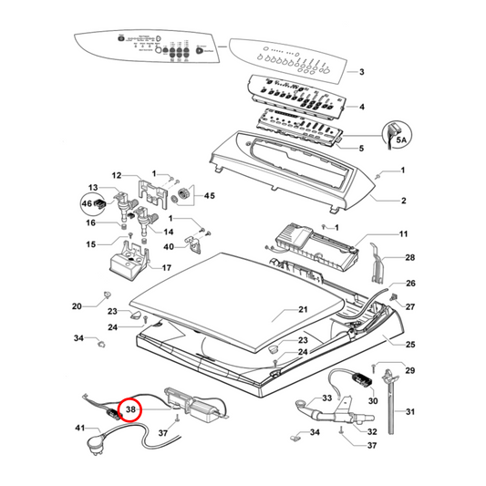 420429 Fisher & Paykel Top Load Washing Machine Lid Lock Harness