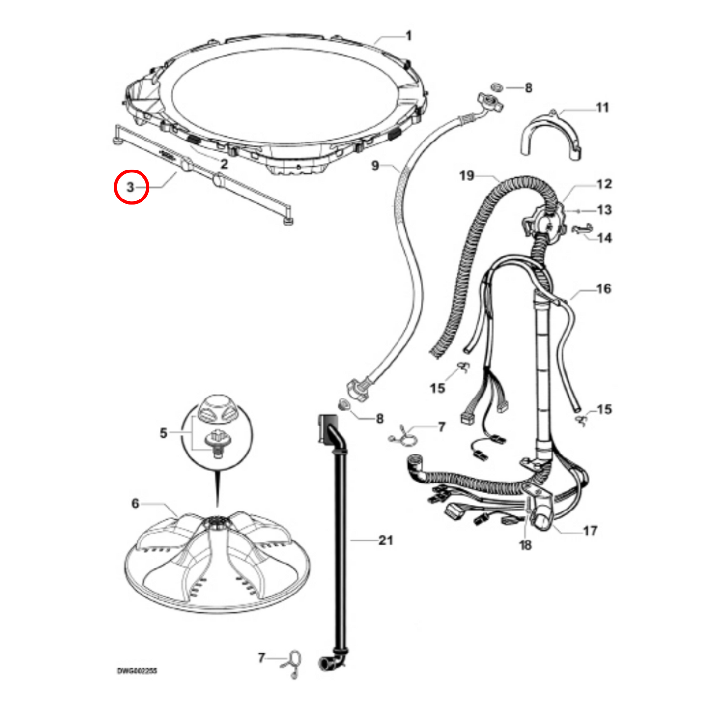 420978P Fisher & Paykel Washing Machine AquaSmart Suspension Strap Kit