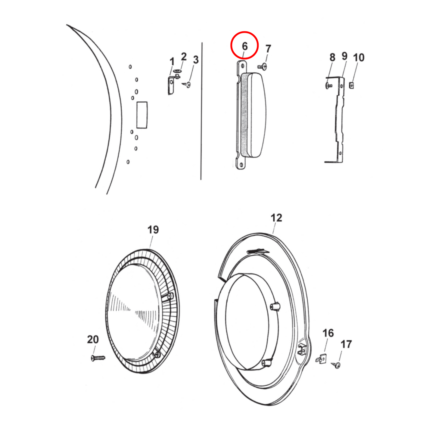 427142P Fisher & Paykel Dryer Door Hinge Cover White