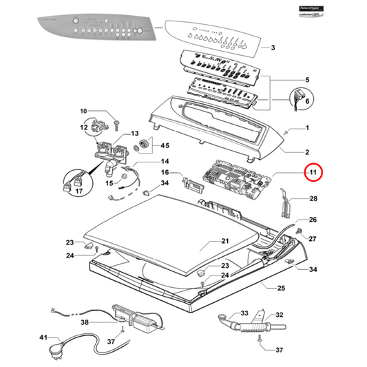 429213NAP Fisher & Paykel Smart Top Load Washing Machine Control PCB - 421297NAP
