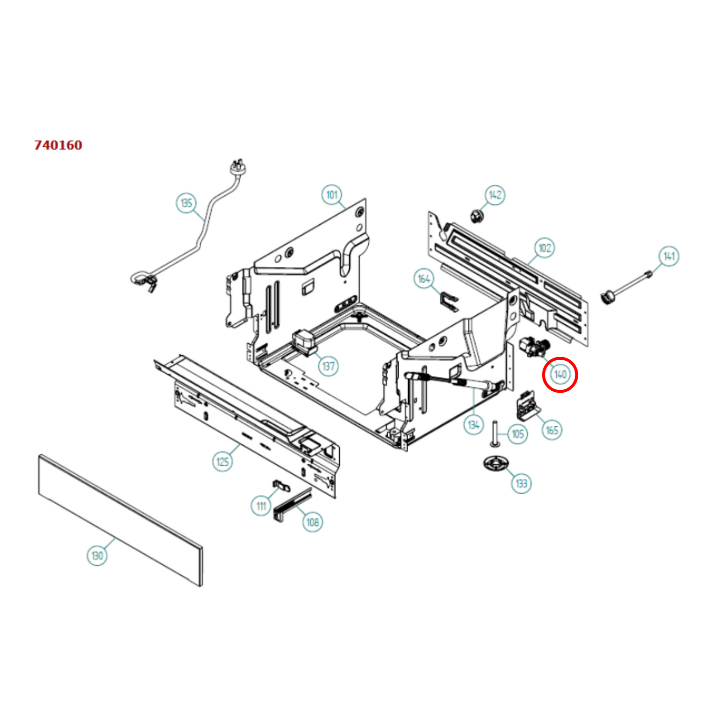 441586 Asko Dishwasher Water Inlet Valve