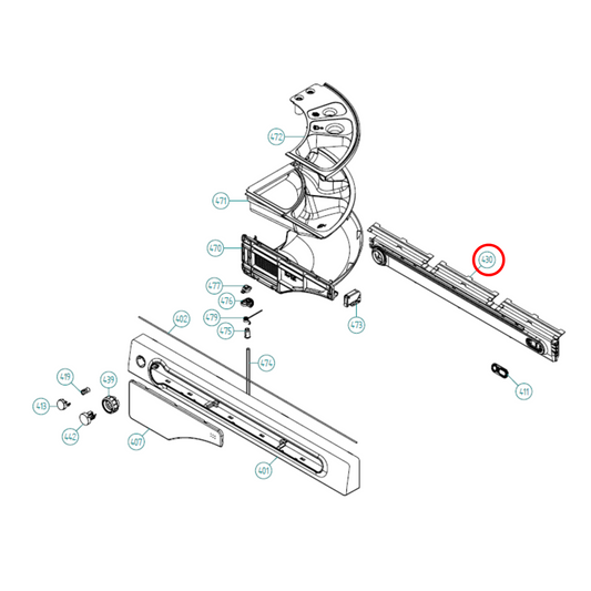 441921 Asko Washing Machine PCB Control Unit