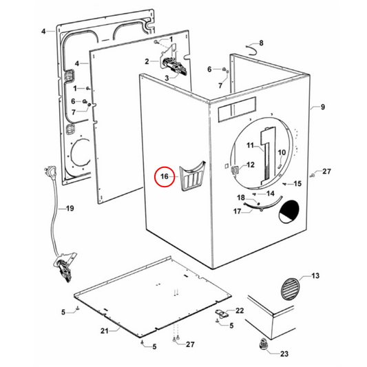 460546 Fisher & Paykel Dryer Lint Filter