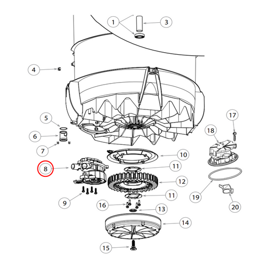 479627 Fisher & Paykel Aqua Smart Washing Machine Pump - FP100