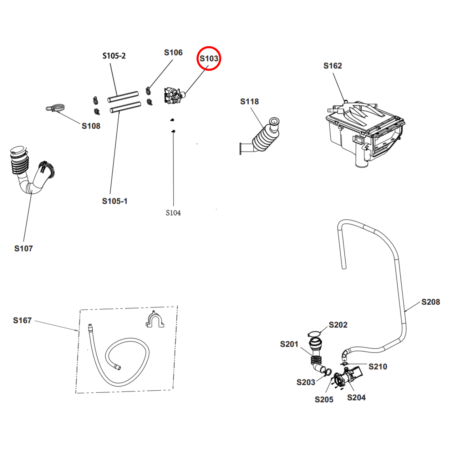 K1910753 Hisense Washing Machine Cold Water Inlet Valve