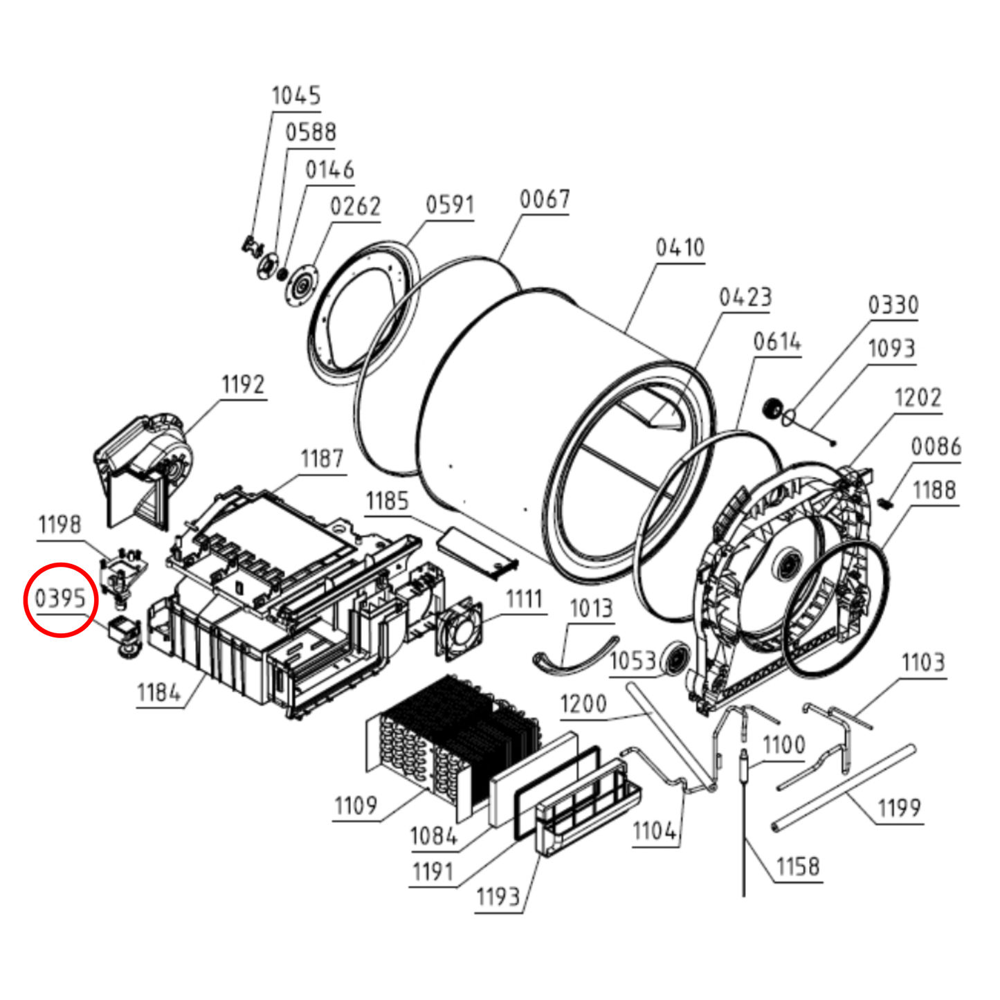 G492057 Asko, Hisense Dryer Condensation Pump - 492057