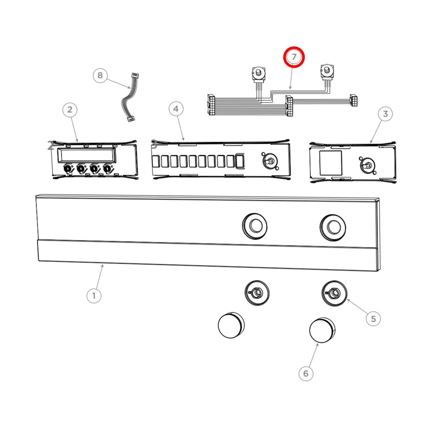 565932 Fisher & Paykel Oven Harness UI OB2 GOEP EB SP - 551026