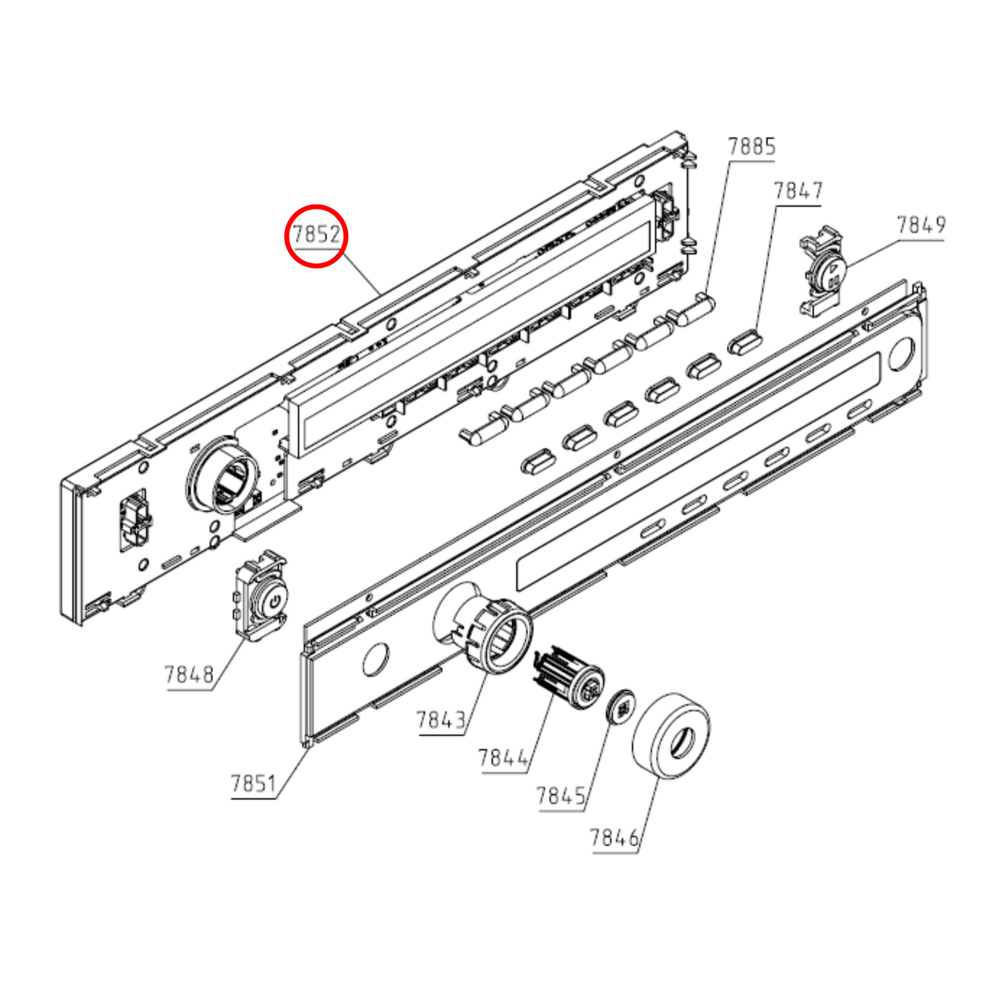 575961 Asko Tumble Dryer PCB Control Unit