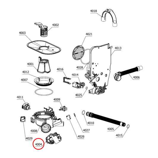 581830 Asko Dishwasher Drain Pump