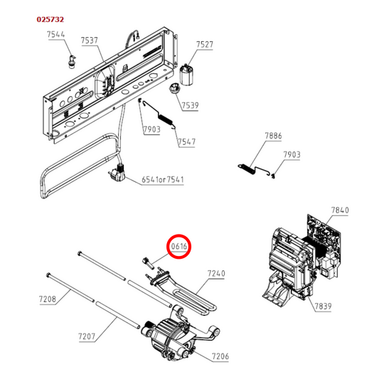 658696 Asko Washing Machine, Tumble Dryer Temperature Sensor - 672505