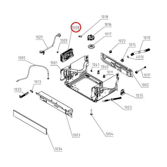 691894 Asko Dishwasher PCB Control Unit C